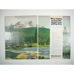 Combustion Engineering Industry Landscape Advertisement 1960s Print 2 Pages